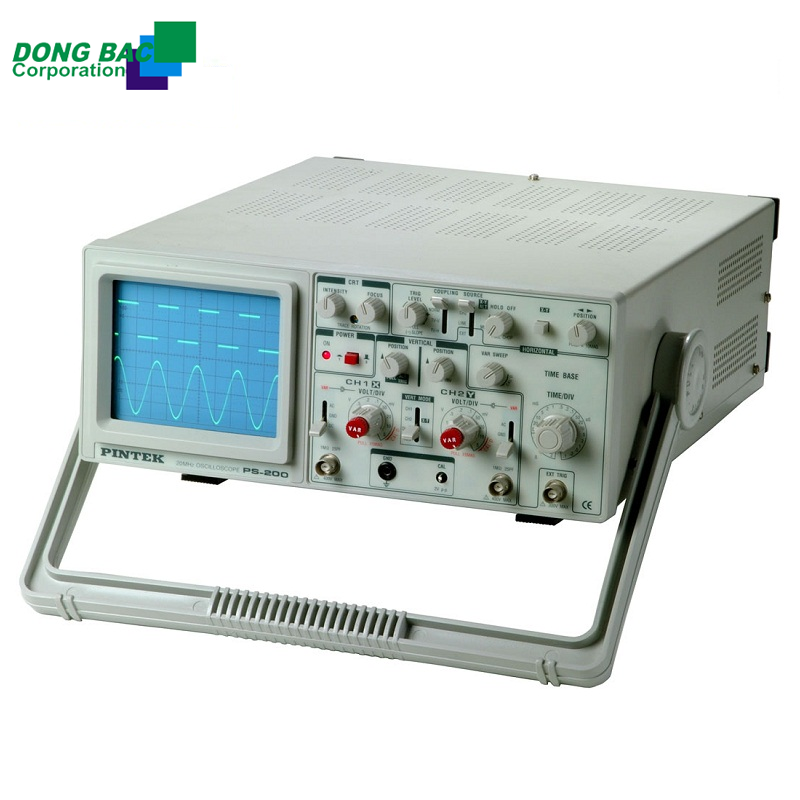 Máy hiện sóng tương tự Pintek PS-200 (20Mhz, 2 channel)