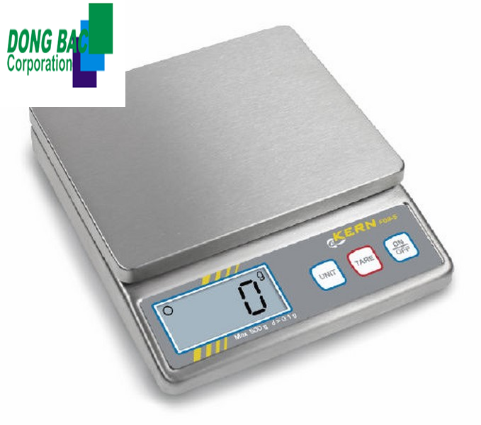Cân điện tử KERN FOB 500-1S (0.5kg/0.1g)